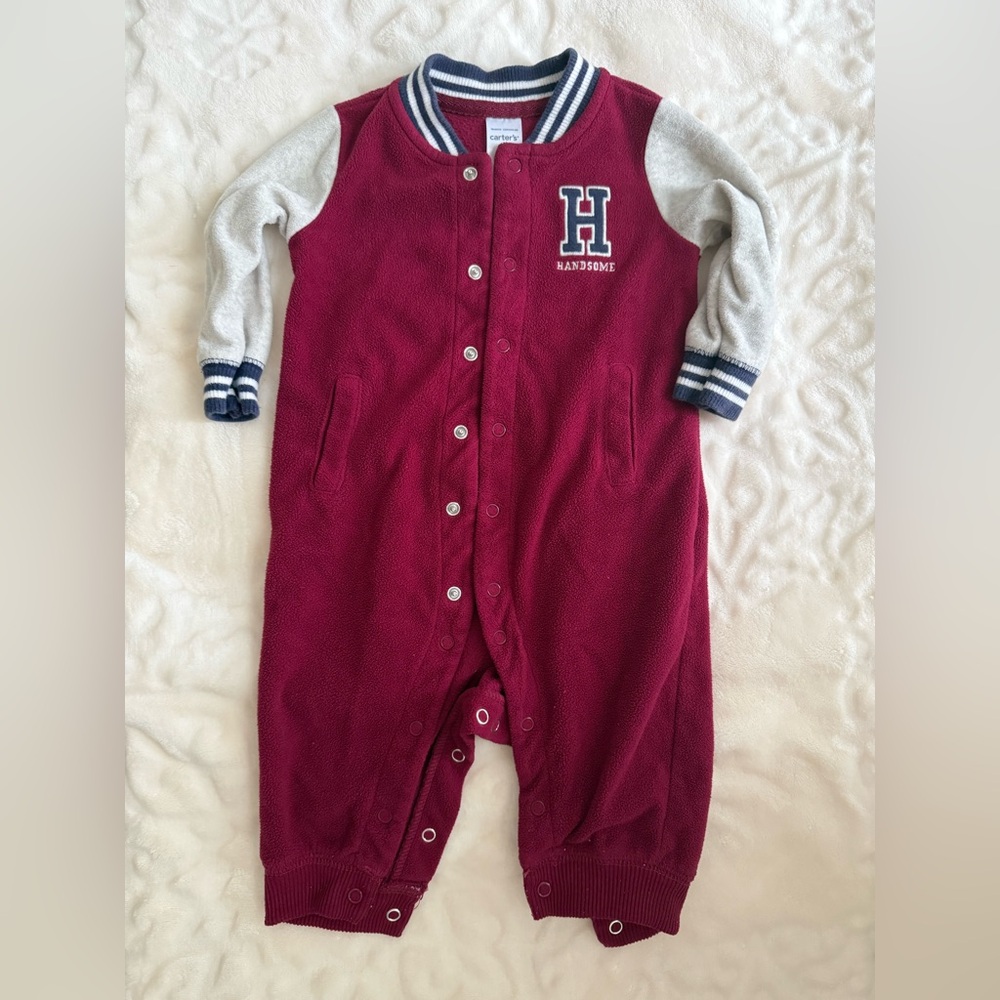 Carter’ Fleece Jumpsuit